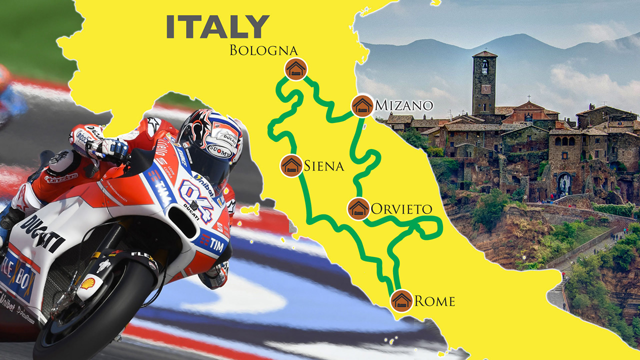 tour d'italie moto